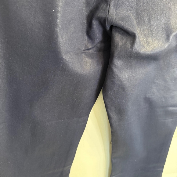 Women's L'AGENCE Pants, S/P, Navy straight leg - Picture 3 of 9